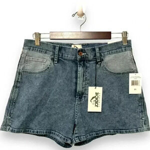 NWT Jordache Vintage Women's Cindy High Rise Shorts Acid Medium Wash size 31 WM